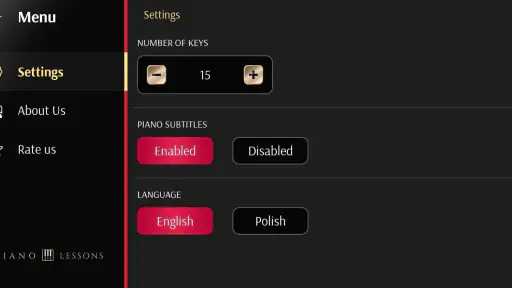 Bài học piano screenshot