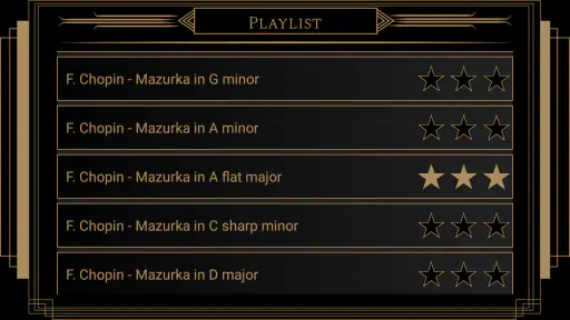 Bài học piano Chopin screenshot