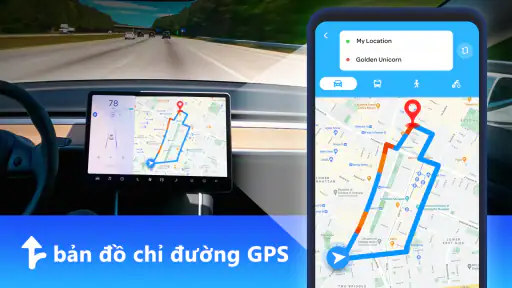 bản đồ chỉ đường screenshot