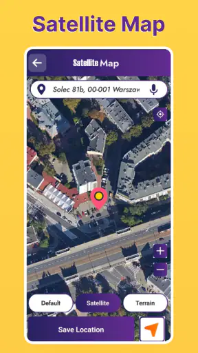 Bản đồ chỉ đường GPS toàn cầu screenshot