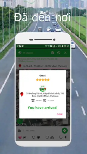 Bản đồ chỉ đường lái xe screenshot