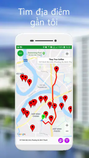 Bản đồ chỉ đường lái xe screenshot