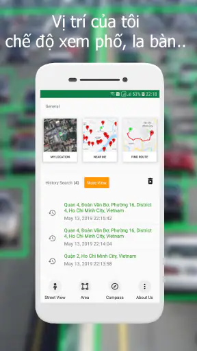 Bản đồ đường đi - Định vị GPS screenshot