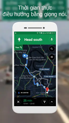 Bản đồ đường đi - Định vị GPS screenshot