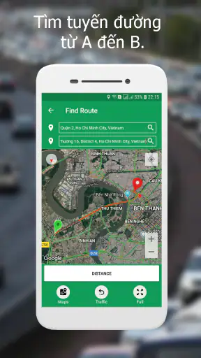 Bản đồ đường đi - Định vị GPS screenshot