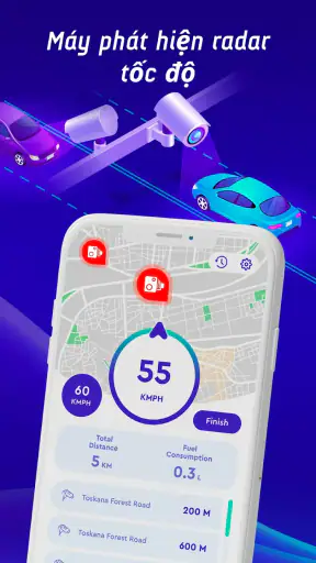 Bản đồ Offline, GPS, Tốc độ screenshot