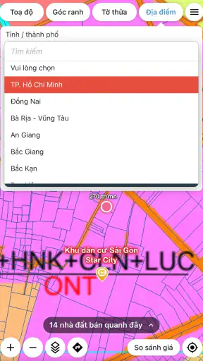 Bản đồ thông tin quy hoạch VN screenshot