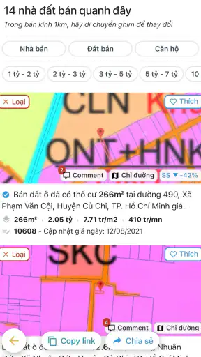 Bản đồ thông tin quy hoạch VN screenshot