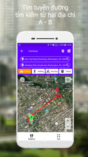 Bản đồ tính khoảng cách screenshot