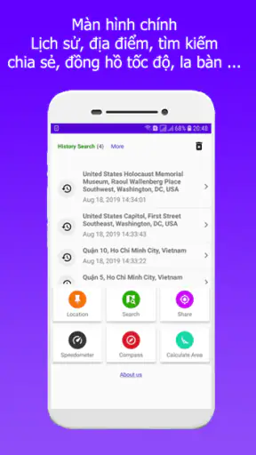Bản đồ tính khoảng cách screenshot