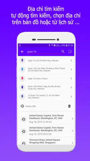 Bản đồ tính khoảng cách screenshot
