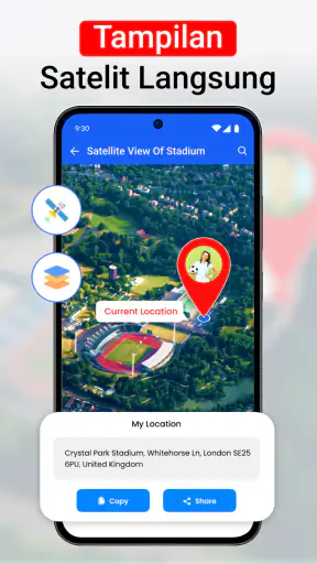 Bản đồ Trái Đất GPS Vệ tinh screenshot