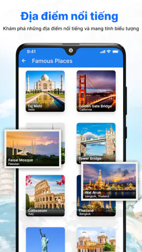 Bản đồ trái đất trực tiếp screenshot