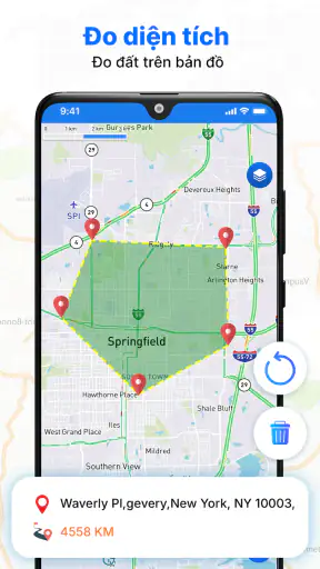 Bản đồ trái đất trực tiếp screenshot