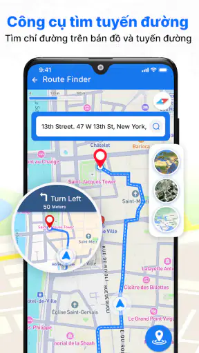 Bản đồ trái đất trực tiếp screenshot