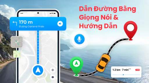 Bản đồ trực tiếp dẫn đường GPS screenshot