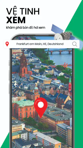 Bản đồ vệ tinh GPS screenshot