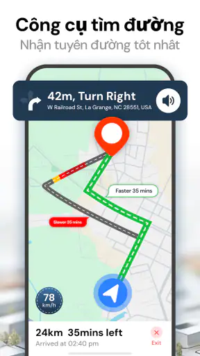 Bản đồ vệ tinh GPS trái đất screenshot