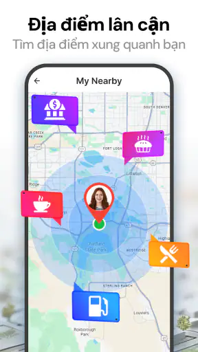 Bản đồ vệ tinh GPS trái đất screenshot
