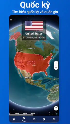 Bản đồ vệ tinh - Trái đất 3D screenshot