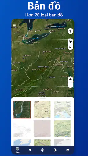 Bản đồ vệ tinh - Trái đất 3D screenshot