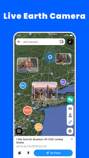 Bản đồ vệ tinh trực tiếp screenshot