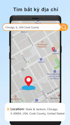 bản đồ vị trí vệ tinh trực tếp screenshot
