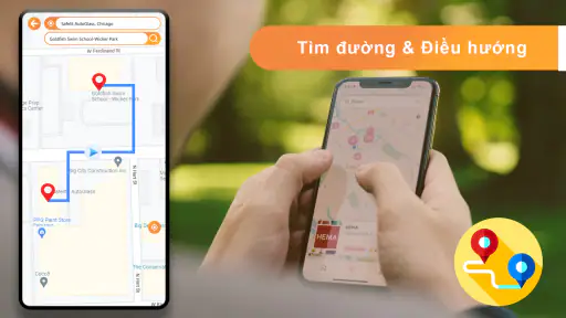 bản đồ vị trí vệ tinh trực tếp screenshot