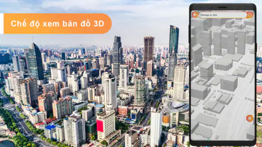 bản đồ vị trí vệ tinh trực tếp screenshot
