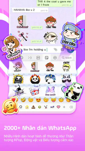 Bàn phím Facemoji: Bàn phím screenshot