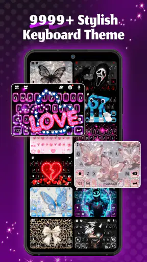 Bàn phím Neon Love screenshot