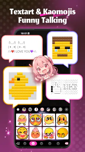 Bàn phím Neon Love screenshot