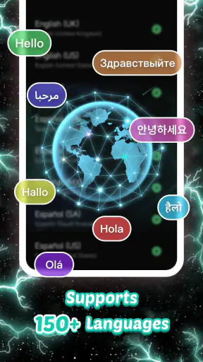 Bàn phím Thunder Neon Wolf screenshot