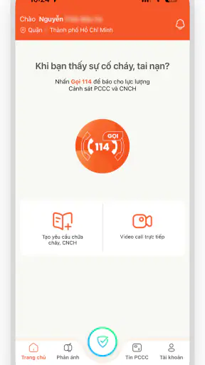 Báo cháy 114 screenshot