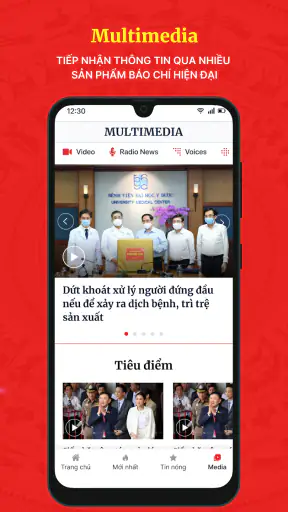 Báo ĐT Chính Phủ screenshot