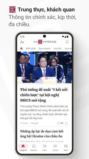 Báo VnExpress: Tin tức 24h screenshot