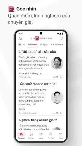 Báo VnExpress: Tin tức 24h screenshot
