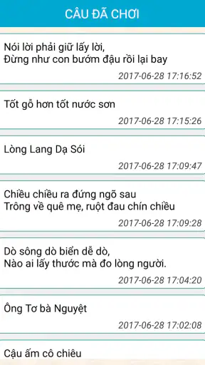 Bắt Ca Dao, Đào Tục Ngữ screenshot