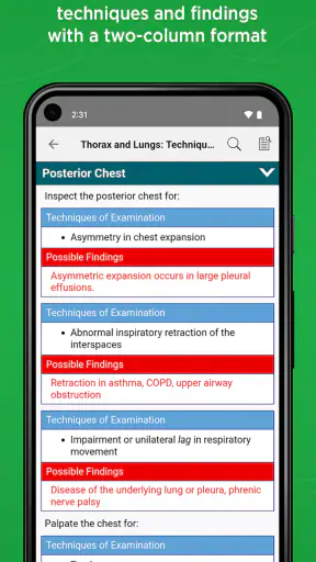 Bates' Physical Examination screenshot
