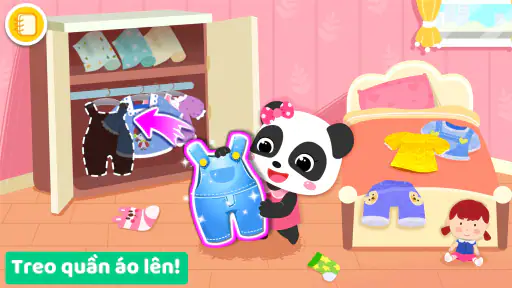 Bé Gấu Trúc Dọn Dẹp screenshot