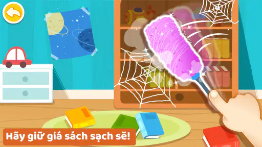 Bé Gấu Trúc Dọn Dẹp screenshot