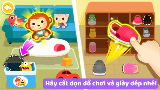 Bé Gấu Trúc Dọn Dẹp screenshot