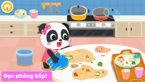 Bé Gấu Trúc Dọn Dẹp screenshot