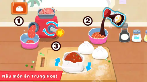 Bé Gấu Trúc Nấu Bữa Sáng screenshot