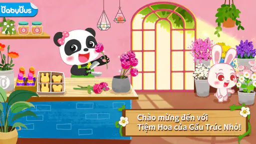 Bé Gấu Trúc Tự Làm Hoa screenshot
