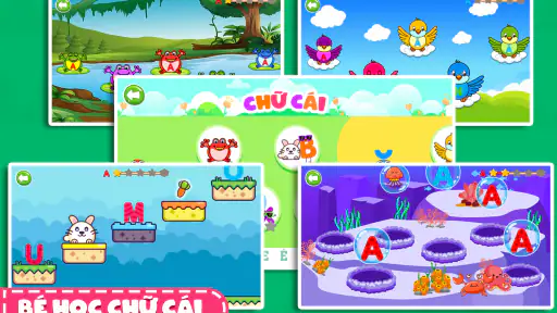 Bé Học Chữ Cái Tiếng Vệt screenshot