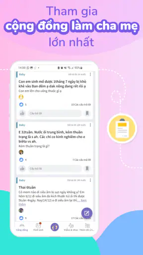 Bé Yêu: Mẹ bầu & Em bé screenshot