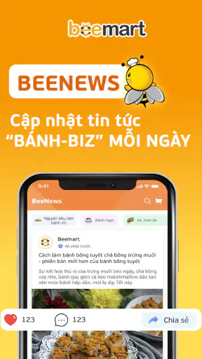 Beemart - Thế giới đồ làm bánh screenshot