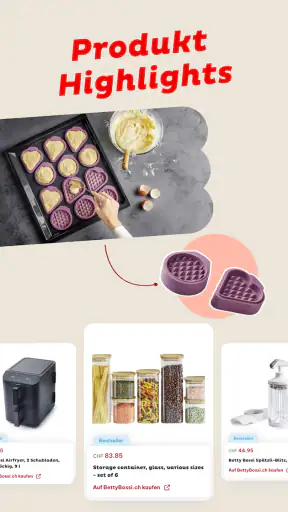 Betty Bossi - Rezepte Kochbuch screenshot