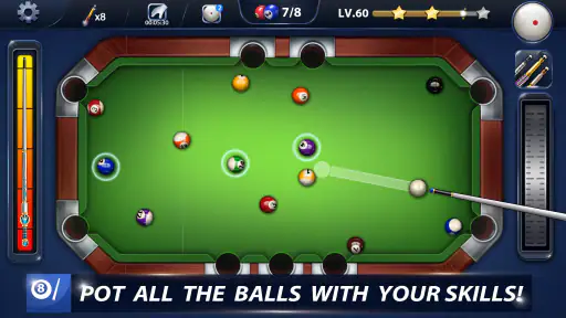 Bida bóng bi-a ngoại tuyến screenshot